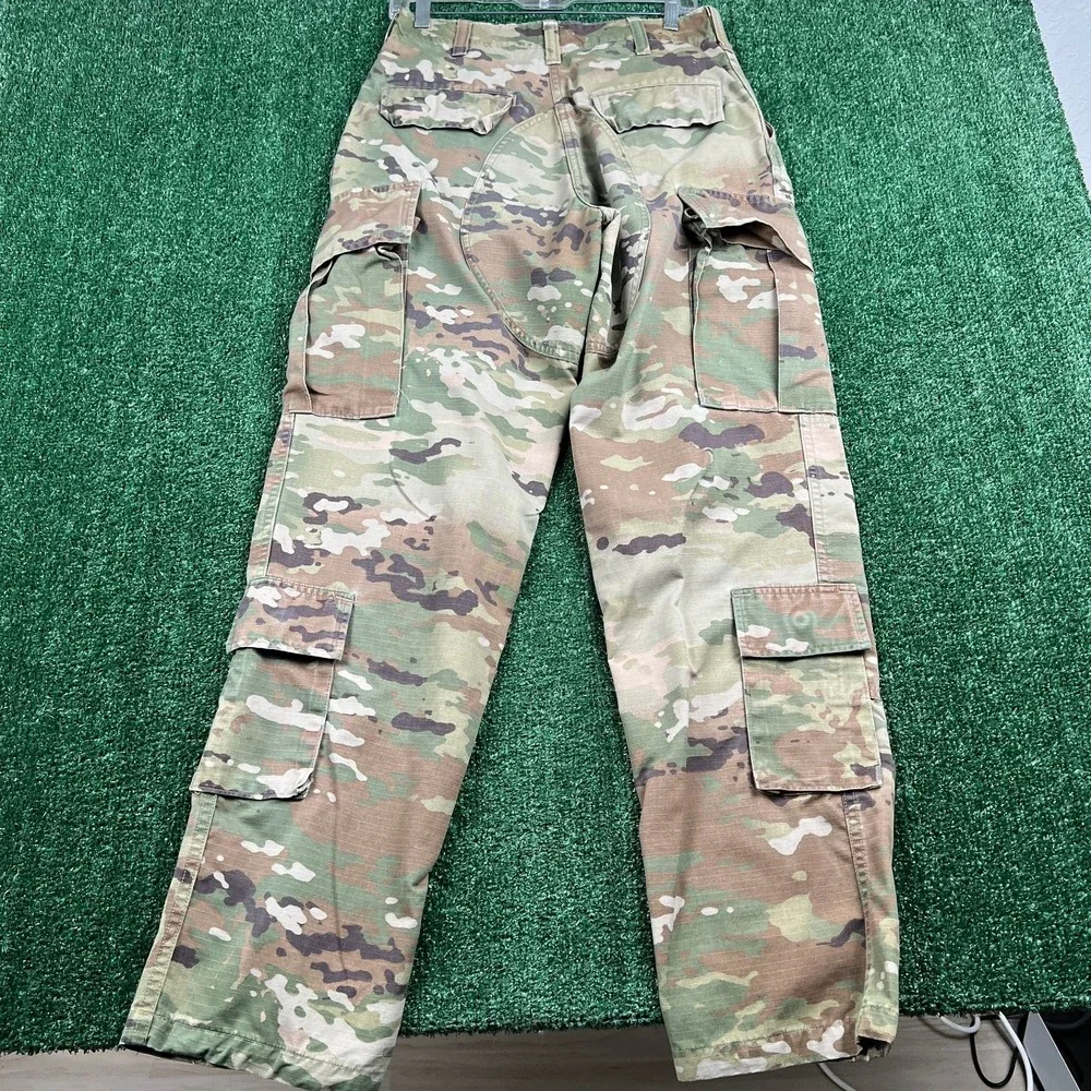 Military Multicam Cargo Pants Men's Small Reg 30x32 Insect Shield Ripstop Canvas - Picture 6 of 9